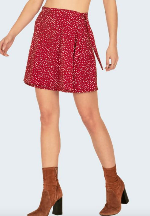 Hey Dottie Wrap Skirt